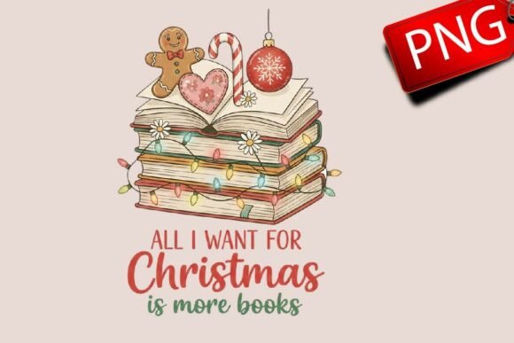 Download Retro Christmas Books PNG - Retro christmas Collection