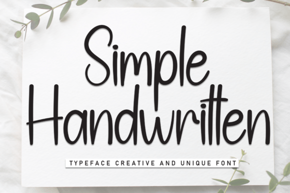Download Simple Handwritten - Simple Collection
