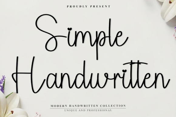 Download Simple Handwritten - Simple Collection